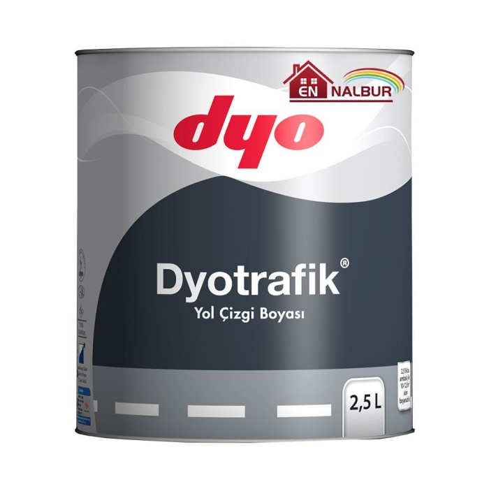 Trafik Yol Çizgi Boyası 2,5 Litre Beyaz