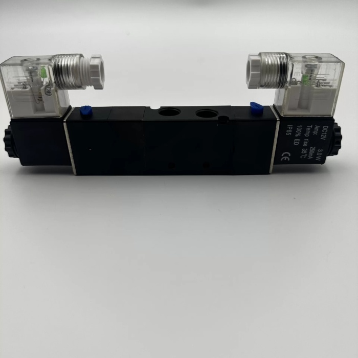 Pnömatik Valf Ventil 4V230E-08 1/4 - 5/3 BB A.M. 12V/24V/110V/220V (Lisinya)