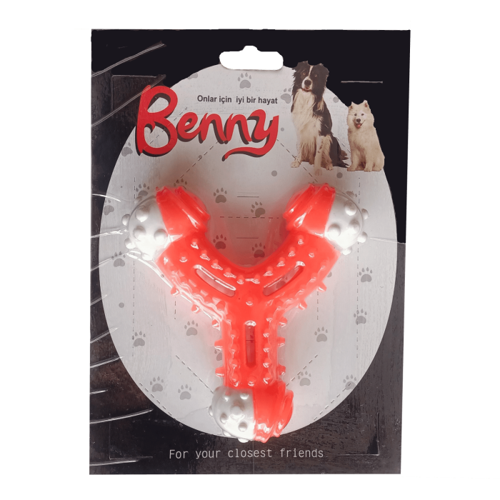 Benny Diş Kaşıma Köpek Oyuncağı Çatal 11 cm Tcu