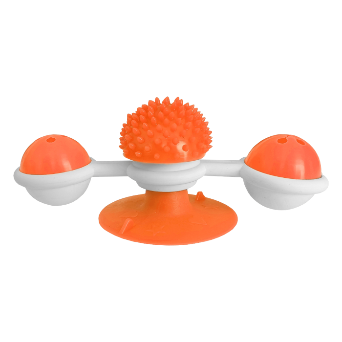 Vantuzlu Fırıldak Toplu Dönen Kedi Oyuncağı 8 cm-18 cm Tcu