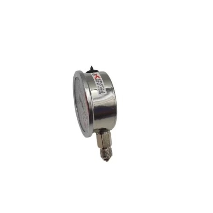 Vakummetre Gliserinli Alttan Çıkışlı Q63 - 0 - 1 - 760 Bar 1/4 (Lisinya)