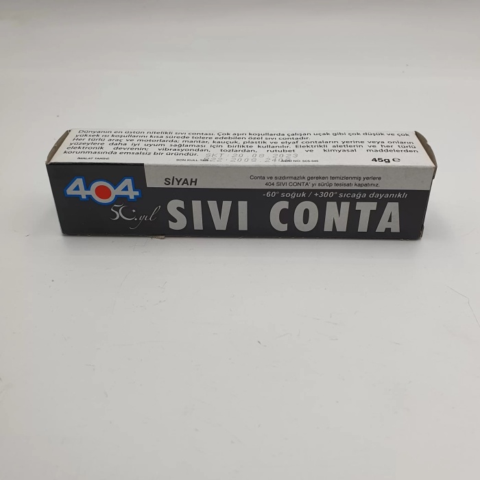 Siyah Sıvı Conta 45 Gr (Lisinya)