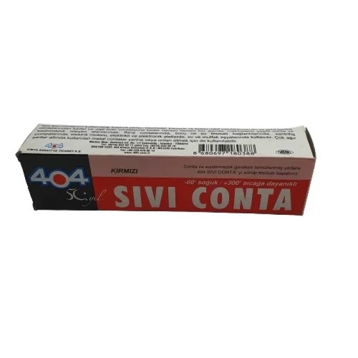 Kırmızı Sıvı Conta 80 Gr (Lisinya)