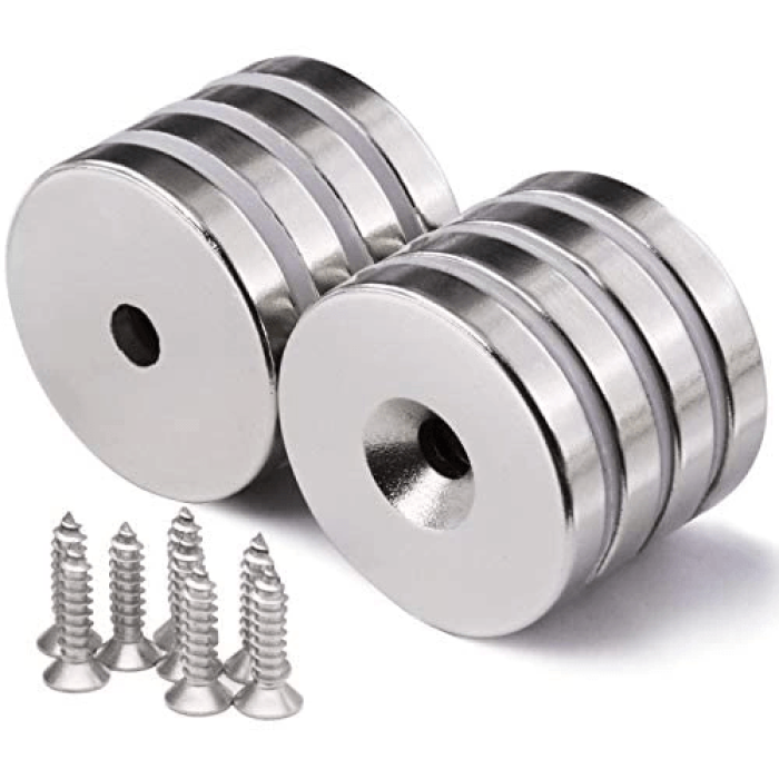 25x10-5.5x5 Mm Neodyum Mıknatıs 20 Adet, Yuvarlak,n35 Nikel Kaplamalı Kaliteli Ve Dayanıklı Ürün ( Lisinya )