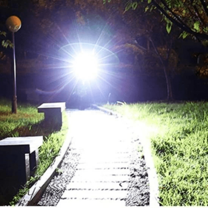 Solar Enerjili Usb İle Şarj Edilebilir Ledli Bisiklet Feneri Kornalı Ve Su Geçirmez Far ( Lisinya )