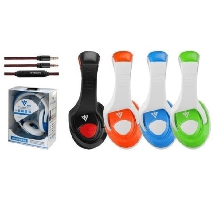 Vykon MQ4440mm Sürücülü Mikrofonlu Bilgisayar Kulaklığı Jak Girişli ( Lisinya )