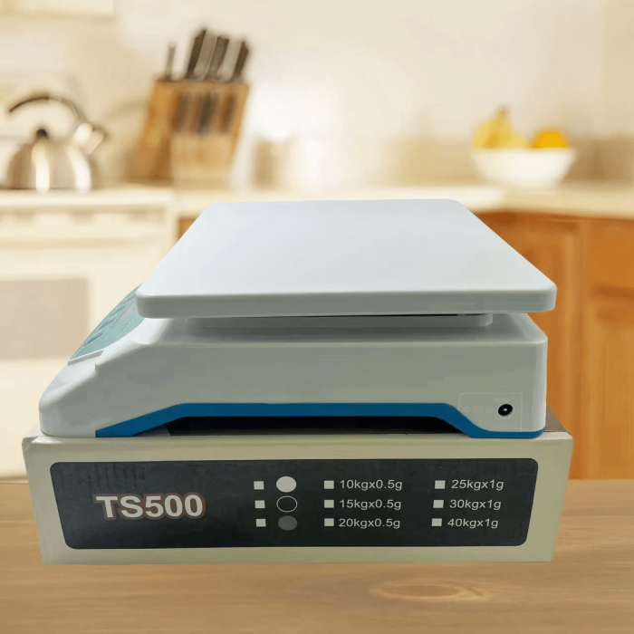 Ts-500 Dijital Terazi - Lcd Ekran, Dara Alma, Sayım Fonksiyonlu, Yüksek Hassasiyetli Tartım Cihazı ( Lisinya )