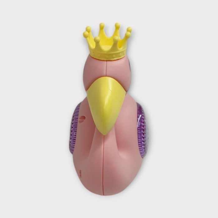 Kurmalı Işıklı Sevimli Flamingo - Pembe (Lisinya)