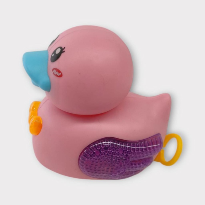 Kurmalı Işıklı Sevimli Civciv - Pembe (Lisinya)