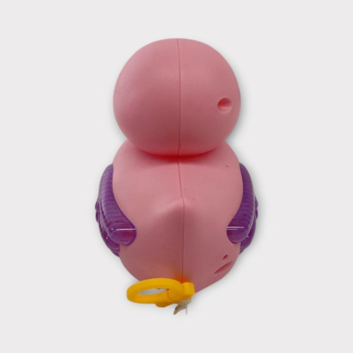 Kurmalı Işıklı Sevimli Civciv - Pembe (Lisinya)