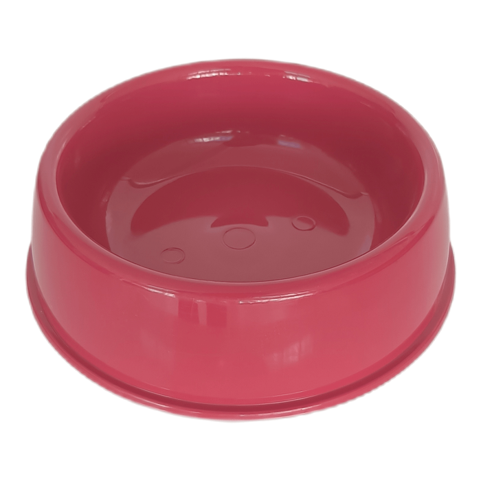 Kedi Köpek Plastik  Ve Su Kabı 20 cm - 200 ml Kırmızı