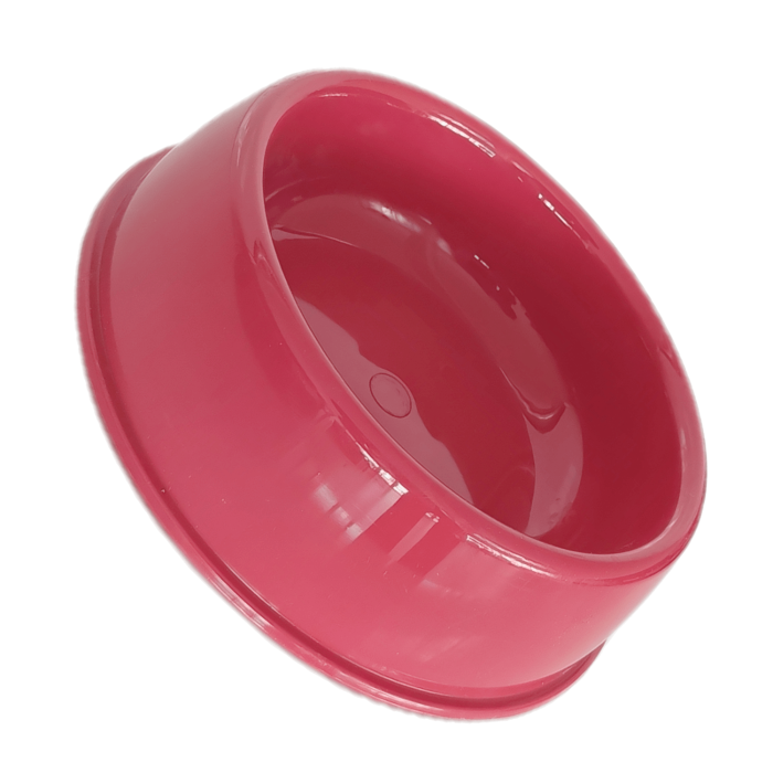 Kedi Köpek Plastik  Ve Su Kabı 20 cm - 200 ml Kırmızı