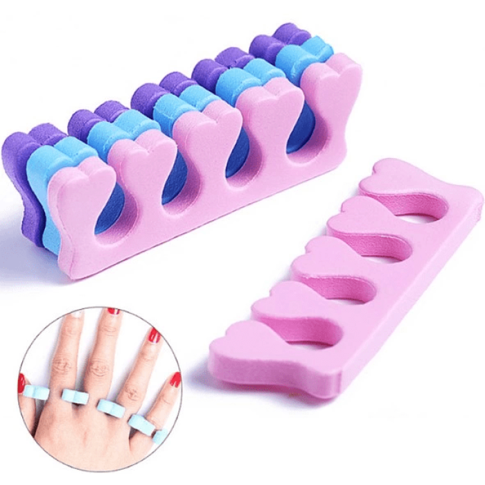 Pratik Parmak Ayırıcı Sünger Manikür Pedikür Aparatı 5 Adet ( Lisinya )