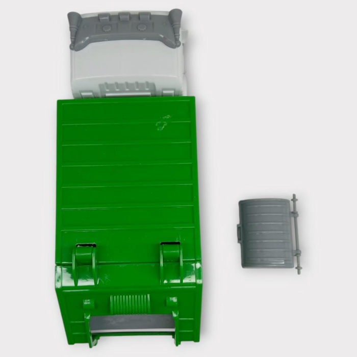 İş Makinaları Işıklı Sesli Çarp Dön 30cm - Çöp Kamyonu (Lisinya)