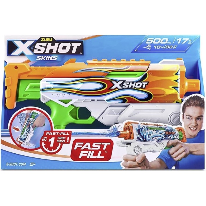 X-SHOT Su Tabancası - Hızlı Doldurma Fonksiyonlu - Yeşil (Lisinya)