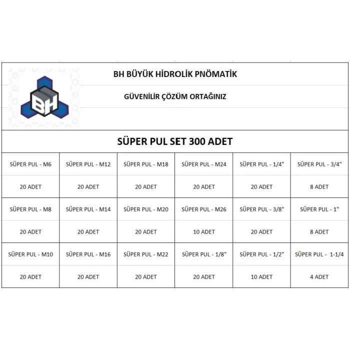 Oringli Süper Pul Seti (Lisinya)