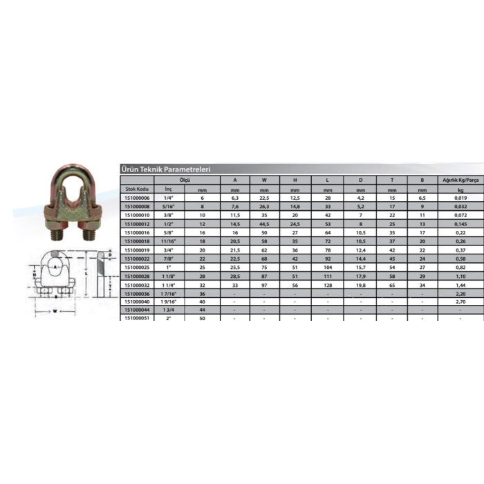 M6 Klemens ( 5 Adet )