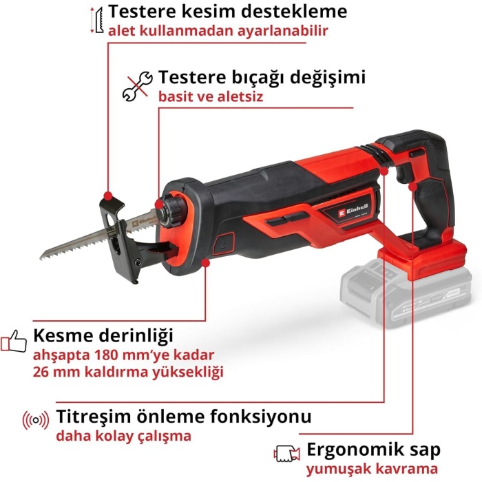 TE-AP 18 Li Solo Kılıç Testere