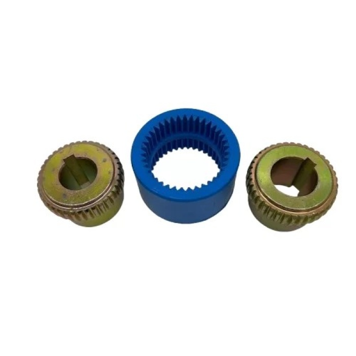 İşlenmiş Dişli Kaplin Takımı DK38 - 24 - 38mm (Lisinya)