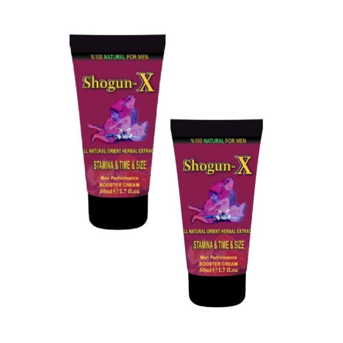 Shogun -x Extra Cream Erk.eklere Özel Geci.kt.irici Ser.tleş.tirici Büy.ütücü Kremi 50ml X 2 Adet