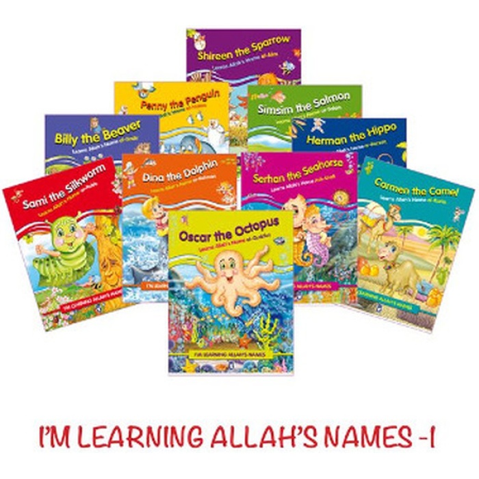 Allahın İsimlerini Öğreniyorum - 1 (10 Set İngilizce)