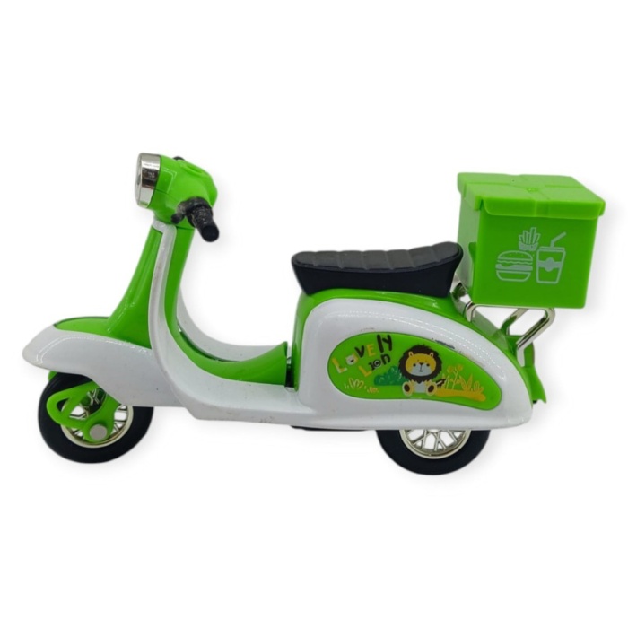 Çek Bırak Metal Vespa Motor 12 Cm - FY361A-12D-YEŞİL (Lisinya)
