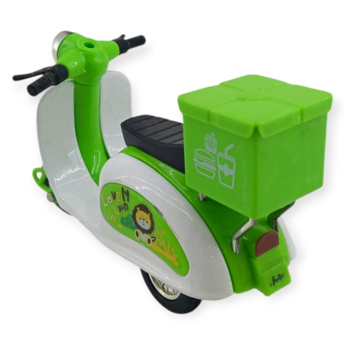 Çek Bırak Metal Vespa Motor 12 Cm - FY361A-12D-YEŞİL (Lisinya)
