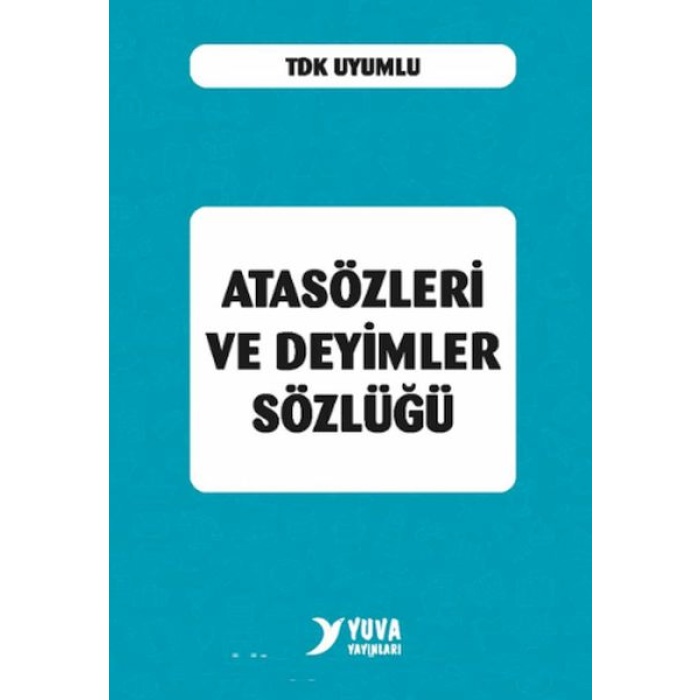 Atasözleri ve Deyimler Sözlüğü (Plastik Kapak)
