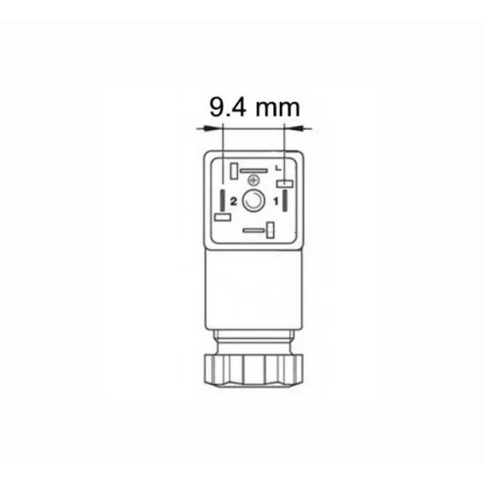 Pnömatik Valf Ventil Mini Soket 9.4mm 12/24/110/220V Ac/Dc (Lisinya)