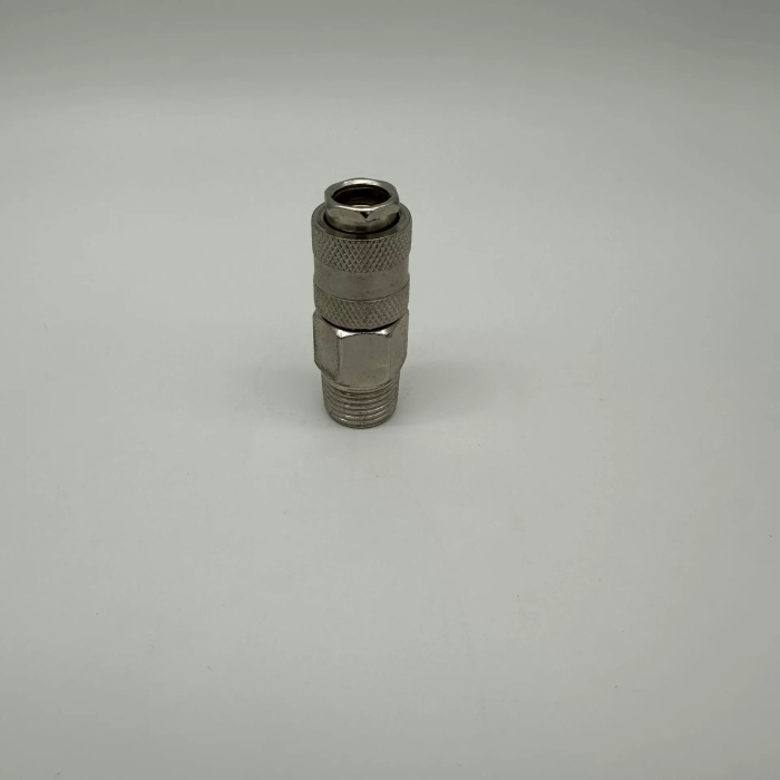 Pnömatik Sarı Otomatik Rekor Metal ( Stoper T26 Seri Jak Erkek Gövde 1/2 ) (Lisinya)
