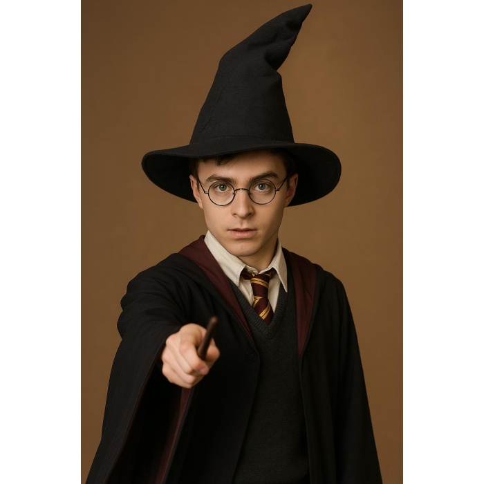 Harry Potter Seçmen Şapkası Siyah Renk
