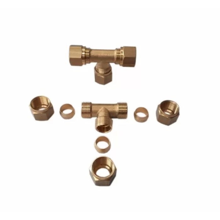 Sarı Yüksüklü Te 3/8 - 9.52mm (Lisinya)