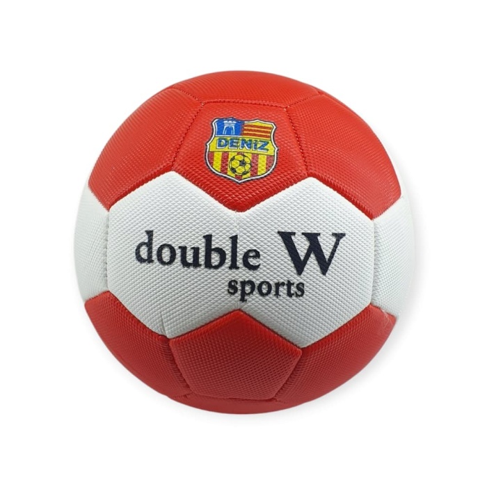 Futbol Topu Dikişli 420 gr No:5 - FB-660-KIRMIZI (Lisinya)
