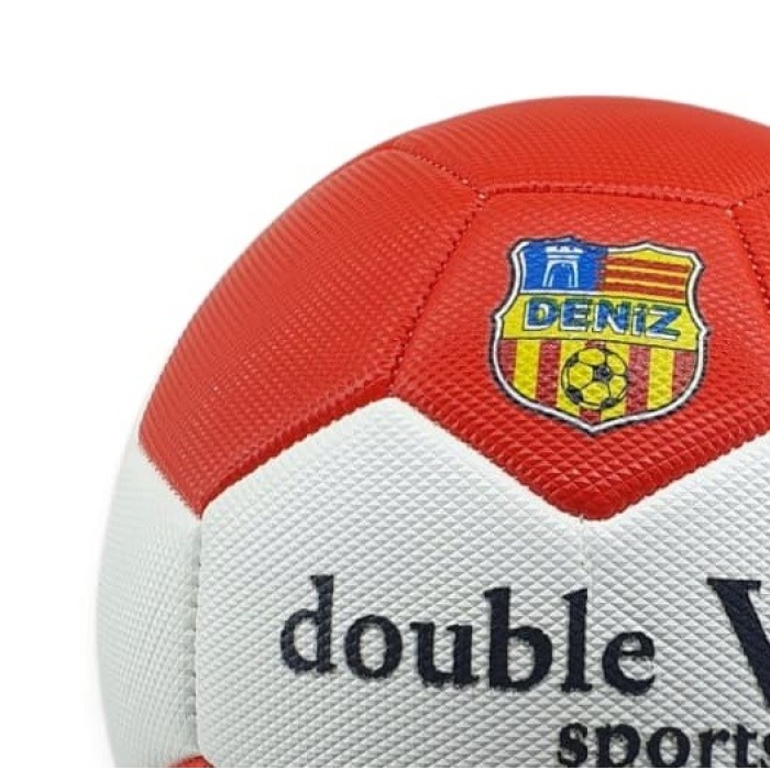 Futbol Topu Dikişli 420 gr No:5 - FB-660-KIRMIZI (Lisinya)
