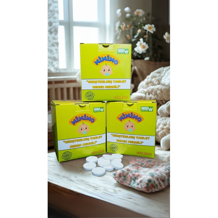 Sihirli Tablet Islak Mendil 250 Adet x 3 Kutu