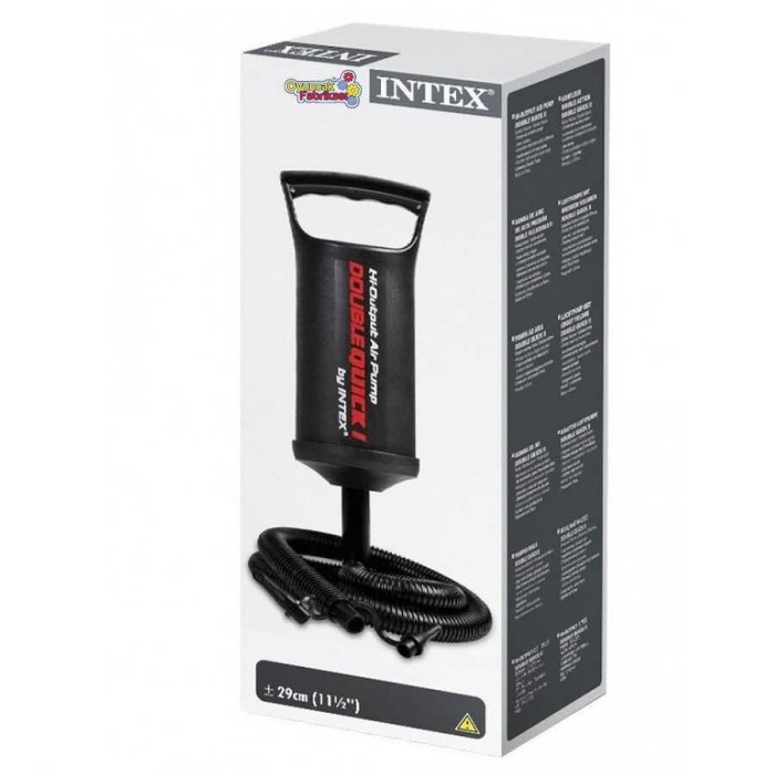 İntex Çift Fonksiyonlu Güçlü El Pompası 29cm -  68612 (Lisinya)