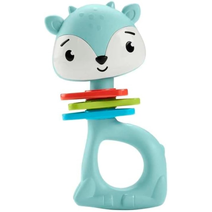 Fisher Price Eğlenceli Dostlar Çıngıraklı Dişlik - Tırtıklı Ceylan HJW11-HKD68