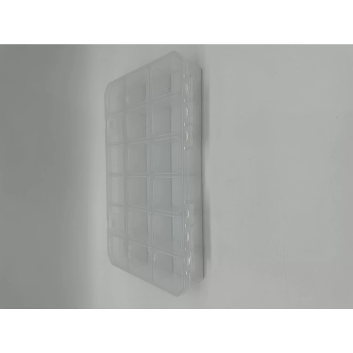Organizer Plastik Kutu Box 18 Sabit Bölmeli 185x295x40mm (Lisinya)