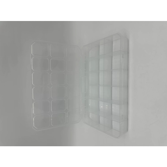 Organizer Plastik Kutu Box 18 Sabit Bölmeli 185x295x40mm (Lisinya)
