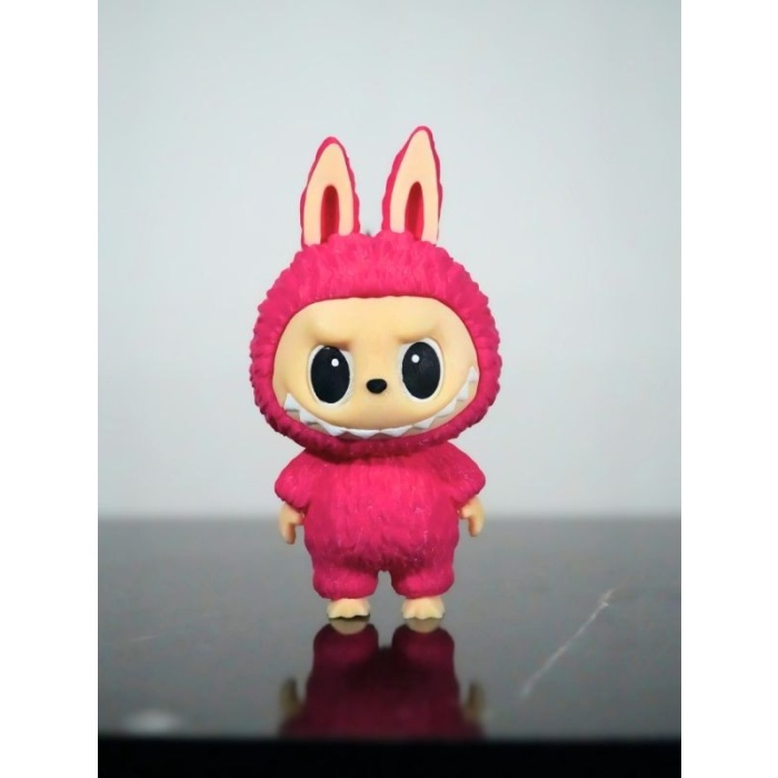 Labubu Sevimli Pembe Oyuncak  Anahtarlık 13cm - Lisinya