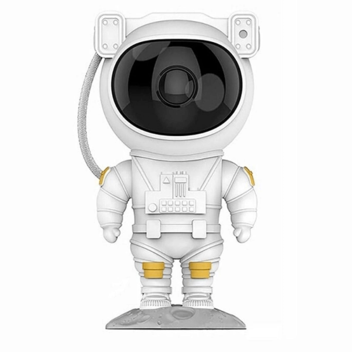 Uzaktan Kumandalı Ve Zamanlayıcılı Farklı Renk Işık Modlu Astronot Projektör Gece Lambası ( Lisinya )