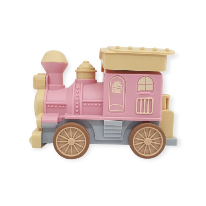 Oyuncak Tren Işıklı Sesli Bas Gitsin 14cm - PEMBE - 8068A (Lisinya)