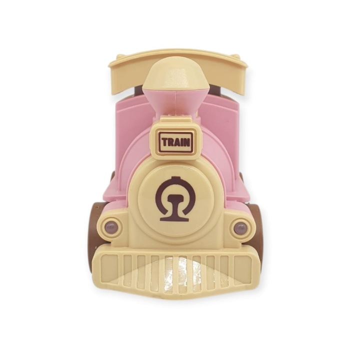 Oyuncak Tren Işıklı Sesli Bas Gitsin 14cm - PEMBE - 8068A (Lisinya)