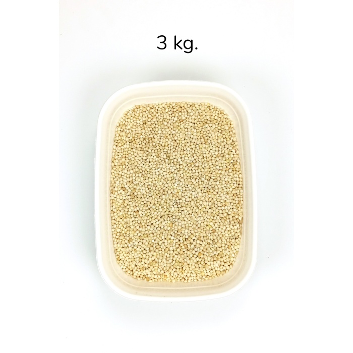Ak Darı Sade Tozsuz Doğal Taze Kuş Yemi - 3 kg