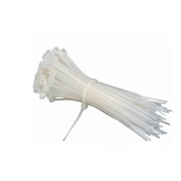 Kablo Bağları Beyaz & Siyah 2,5x100 mm - Kaliteli ve Güvenilir Bağlantılar için