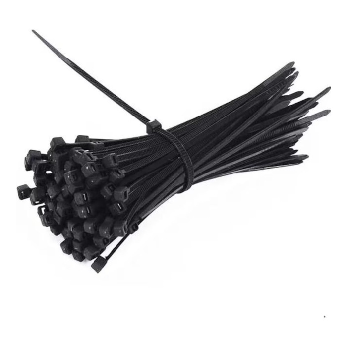 Kablo Bağları Beyaz & Siyah 2,5x100 mm - Kaliteli ve Güvenilir Bağlantılar için