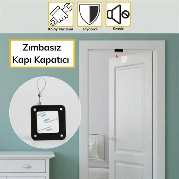 Yangına Dayanıklı Sıva Üstü Tüm Kapılar İçin Uygun Otomatik Kapanan Hızlı Otomatik Kapı Kapa ( Lisinya )