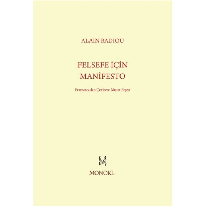 Felsefe İçin Manifesto