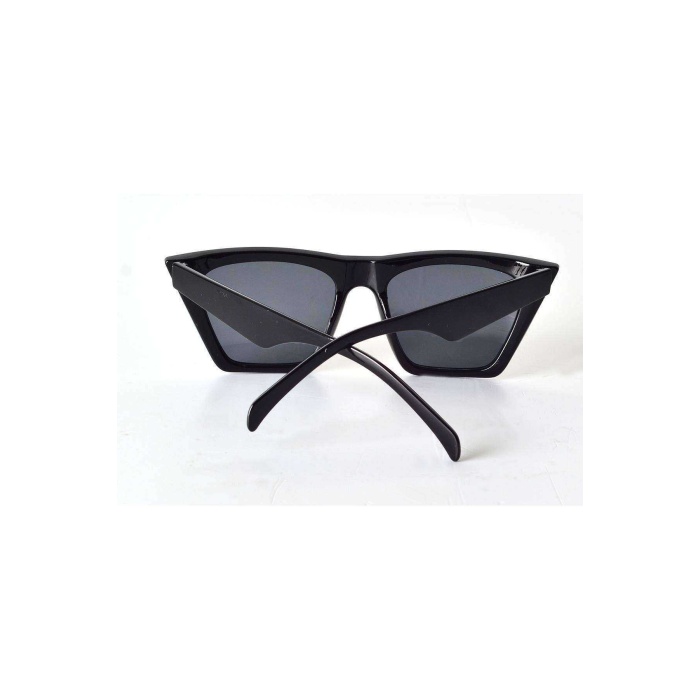 Mat Siyah Çerçeveli Unisex Güneş Gözlüğü - Moda Gözlük