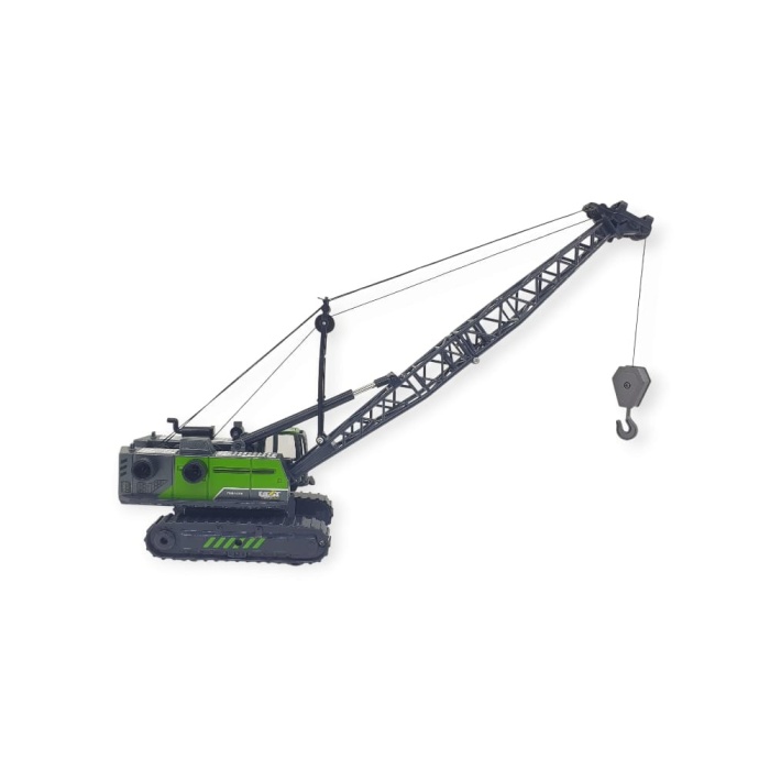 Metal İş Makinası Vinç - Tekerlekli 26cm - 601-6 (Lisinya)